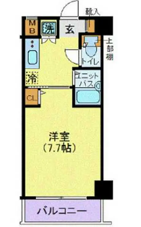 リヴシティ新宿弐番館 2階階 間取り