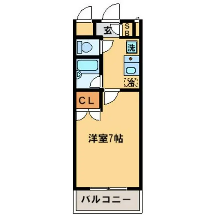 フローラル宮崎台 2階階 間取り