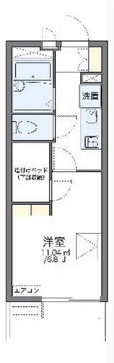 レオパレスエムズ柏 2階階 間取り