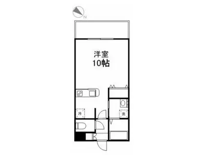 フラワーヴィレッジ(ワンルーム/3階)の間取り写真