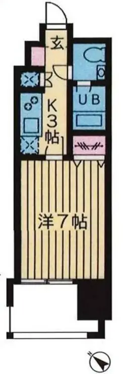 シティハイツ成増 10階階 間取り