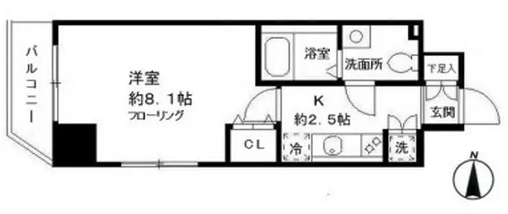 バードピア実籾 4階階 間取り