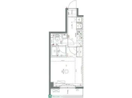 AZEST梅島(1K/5階)の間取り写真