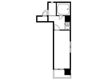 オアシス豊島園(ワンルーム/2階)の間取り写真