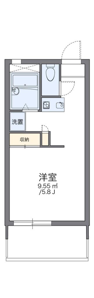レオパレス住吉四番館(1K/3階)の間取り写真