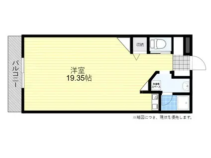 I-AGE(ワンルーム/2階)の間取り写真