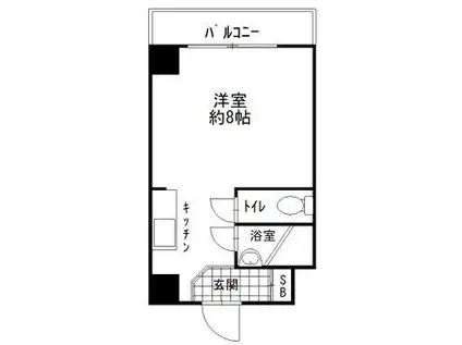 パストラル川部A(2LDK/2階)の間取り写真