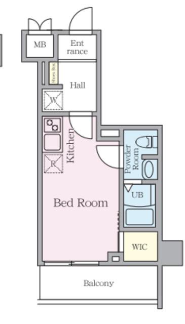 S-RESIDENCE妙典BROAD(ワンルーム/7階)の間取り写真
