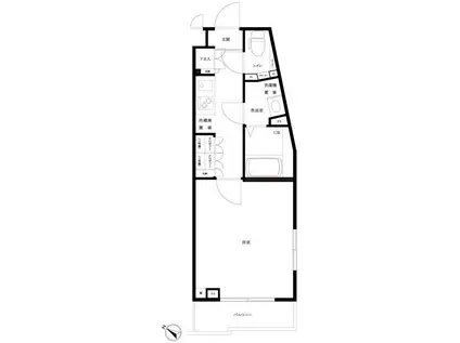 ルーブル小竹向原参番館(1K/3階)の間取り写真