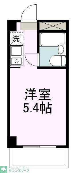 リバティハウス(1K/3階)の間取り写真