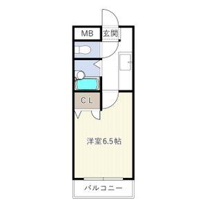 LIBERATION21(1K/1階)の間取り写真