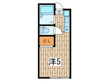 サザンウィンズ横濱(ワンルーム/1階)の間取り写真