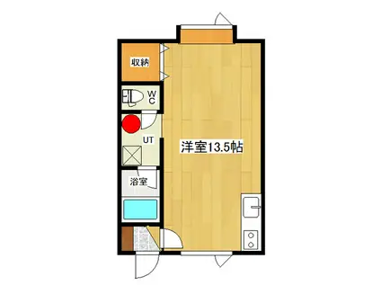 すどうハイツ2(ワンルーム/1階)の間取り写真