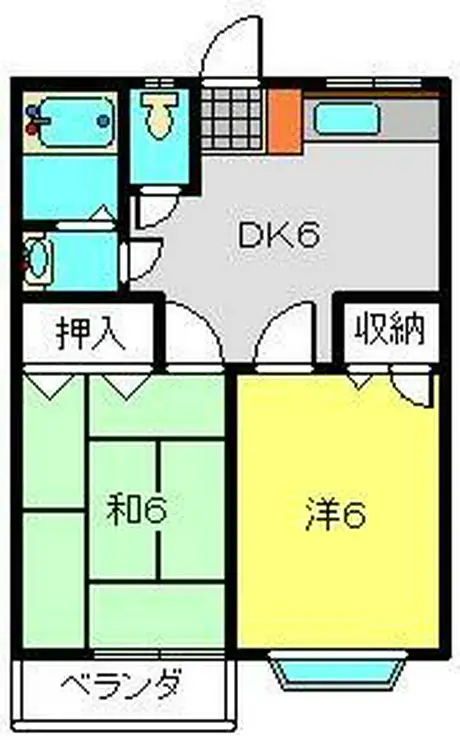 ドミール泉田 1階階 間取り