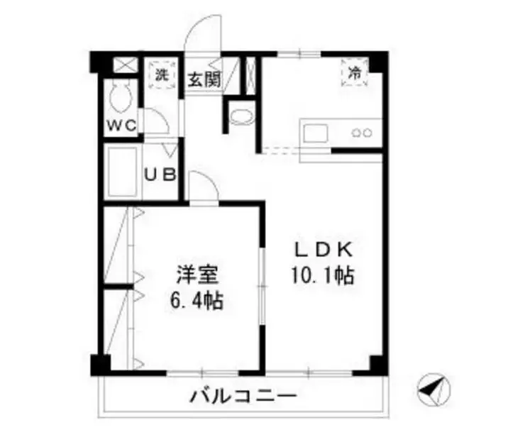 新幸マンション 2階階 間取り