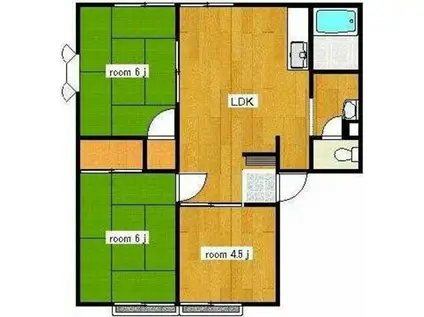 レイクサイド三井(3LDK/1階)の間取り写真