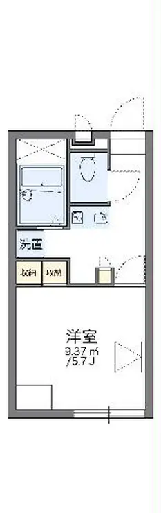 レオパレスVoyage1 2階階 間取り