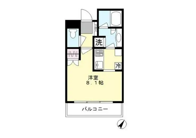 アルス恵比寿メイクス 6階階 間取り