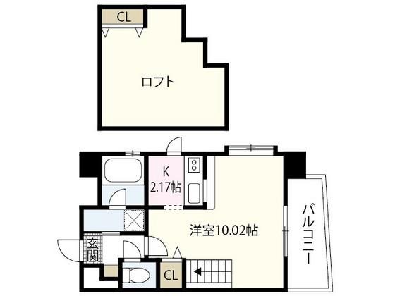 ARVADA BLD(1K/5階)の間取り写真