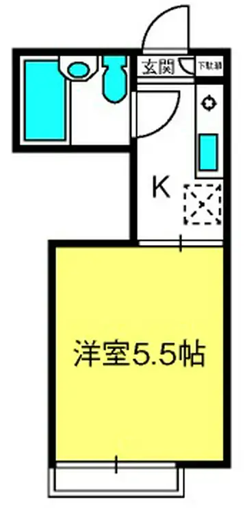プラザ・ドゥ・セゾン 1階階 間取り
