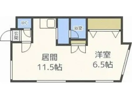 E2ストーリー(1LDK/1階)の間取り写真