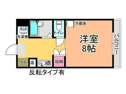 サンライト津島I号館(1K/3階)の間取り写真