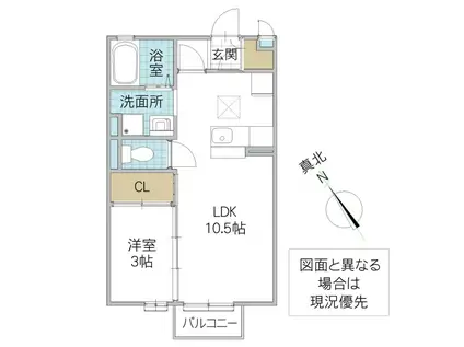 フォレストピア吉沢(1LDK/1階)の間取り写真