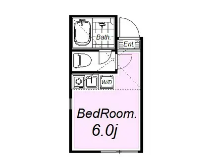 ユナイト小野アンナマリアの瞳(ワンルーム/1階)の間取り写真