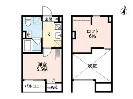 MAISON DE ISTIKLAL(1K/1階)の間取り写真