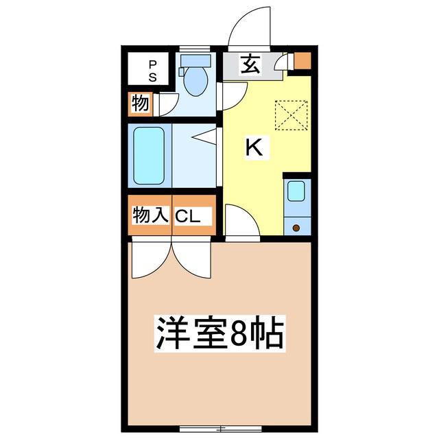 ラフォーレ本郷館(1K/1階)の間取り写真
