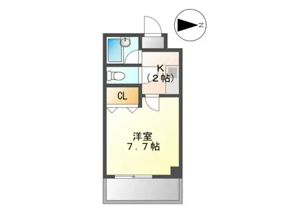 PIAAYOSHINO(1K/4階)の間取り写真