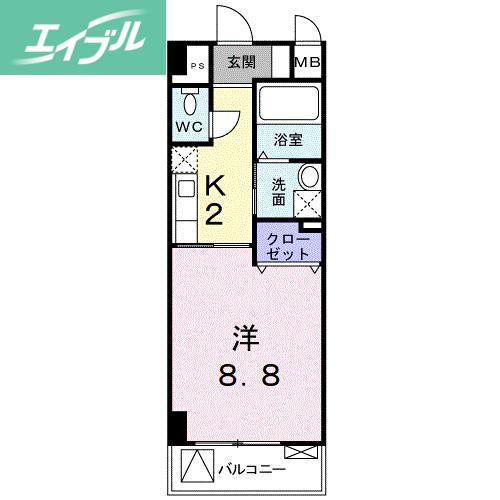 ネオ・ブリーズ(1K/5階)の間取り写真