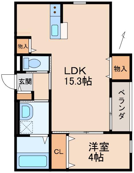 クラウンハイツ木広町A棟