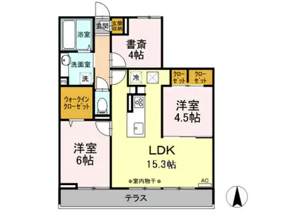 アーリントンハイツ5(2SLDK/3階)の間取り写真