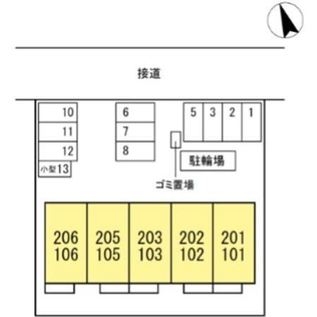 イルフトゥーロ(2LDK/2階)の間取り写真