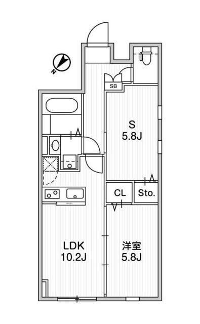 アグライア千石ドゥ(1SLDK/5階)の間取り写真