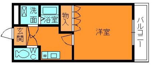 ディア・ヴィンテージ(1K/2階)の間取り写真