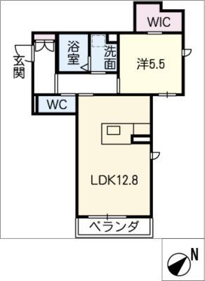 ターナSUMIYOSHI(1LDK/3階)の間取り写真