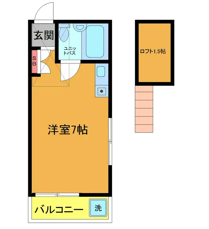 ピュアハウス平田 2階階 間取り