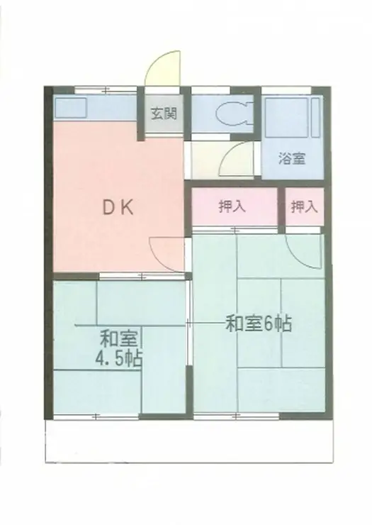 コーポシバハラ 2階階 間取り