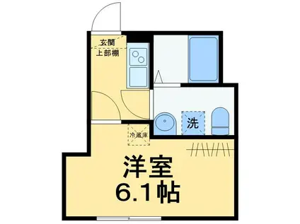 足立区関原2丁目計画(1K/1階)の間取り写真