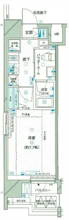 レグラス横浜吉野町 2階階 間取り