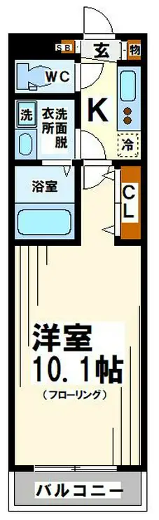 東芳ロイヤルガーデン 1階階 間取り