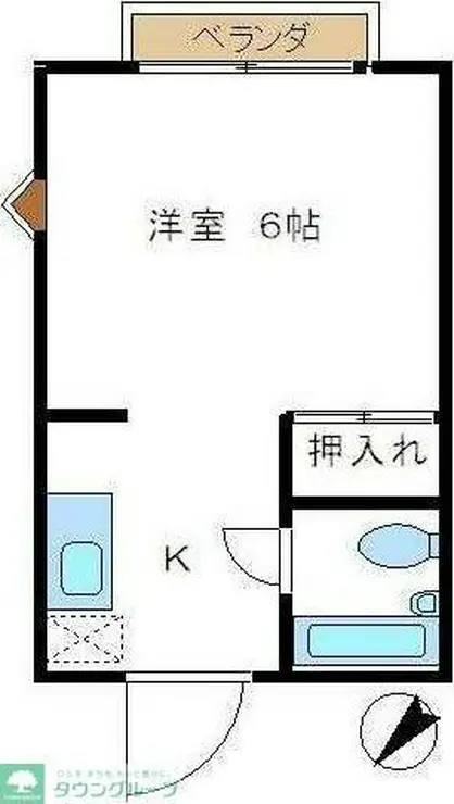 コーポ・サンルート 2階階 間取り