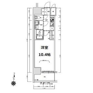 S-RESIDENCE岐阜駅(1K/5階)の間取り写真