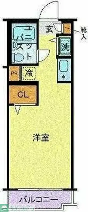 ジョイフル祐天寺 3階階 間取り
