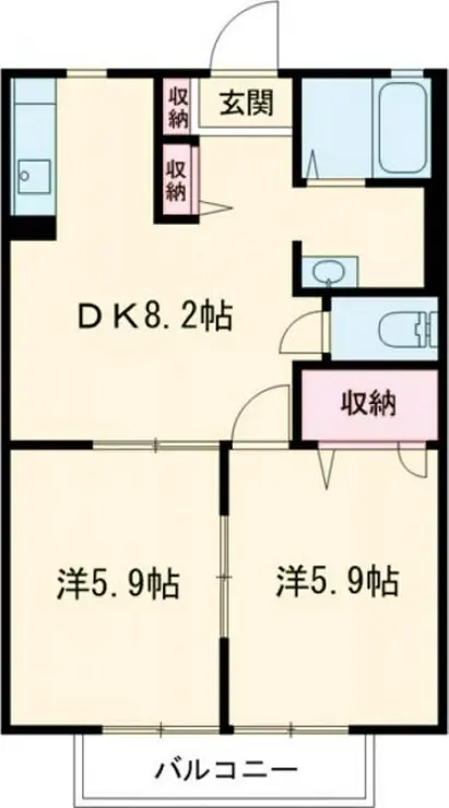デイール 1階階 間取り