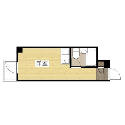 リアライズ福山(ワンルーム/5階)の間取り写真