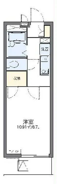 レオパレスラグレージュ 2階階 間取り