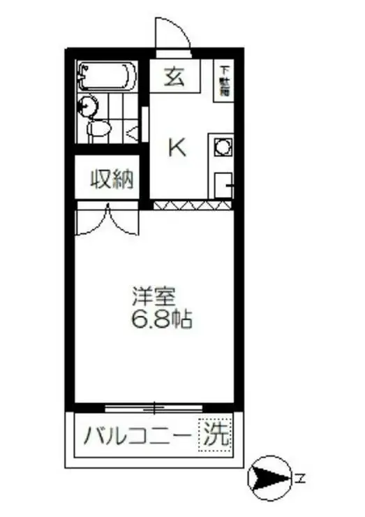 ハーモナイズ・ヴェルデ 3階階 間取り